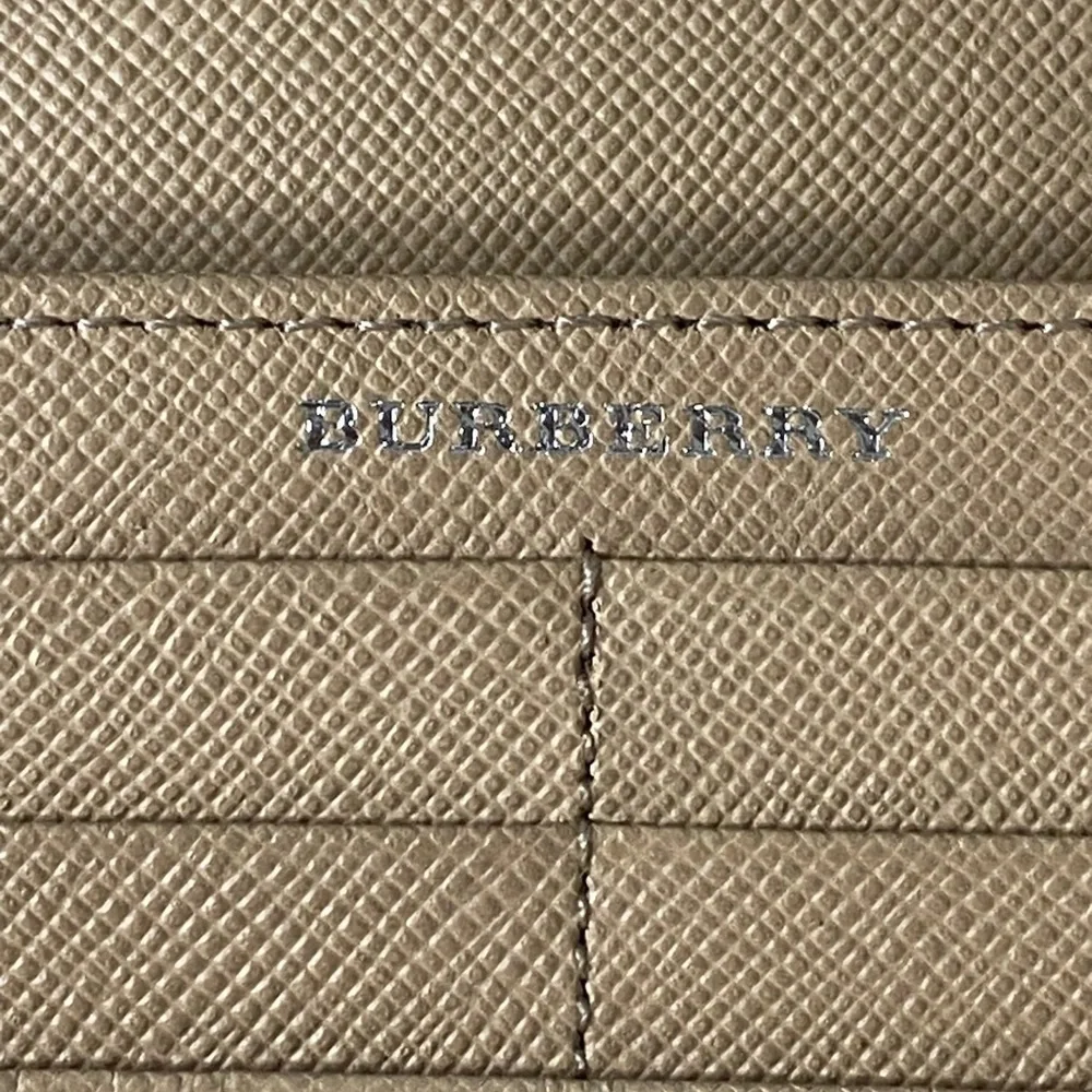 Burberry Tan Calf Leather Long Wallet includes Certificate of Authenticity - Picture 14 of 17